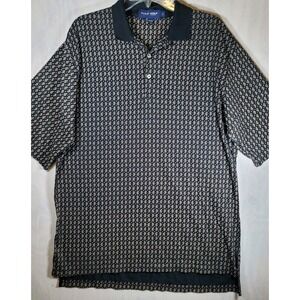 Polo Ralph Lauren Men's Golf Polo Shirt Mens Large‎ Mini Paisley All Over Print